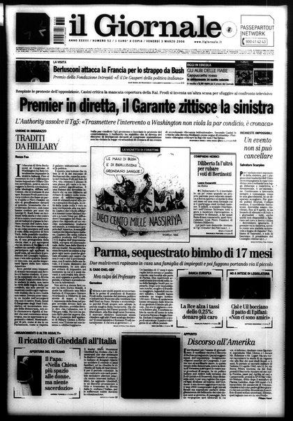 Il giornale : quotidiano del mattino